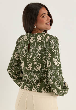 Objmya Re L/S TOP NOOS Green