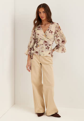 Mary-beth Wrap Blouse