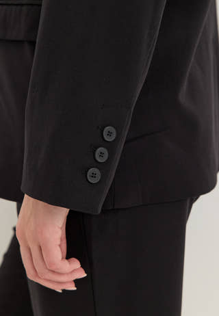 Double Breasted Blazer Black
