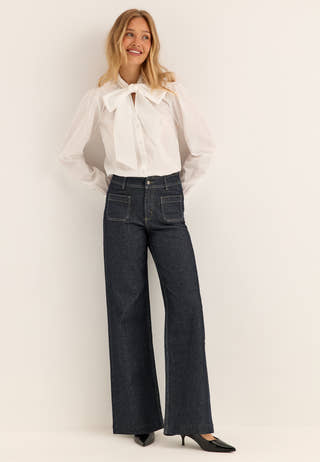 Frankie Front Pocket Jeans Blue