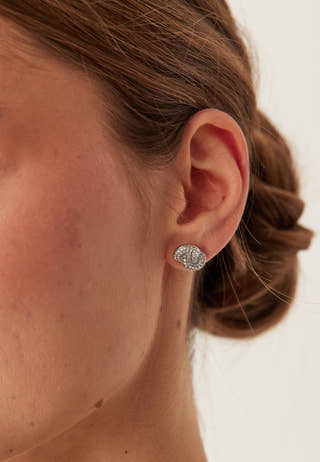 Knot Crystal Stud