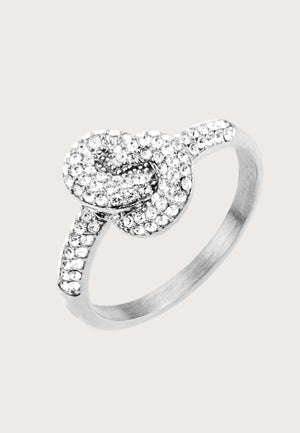 Knot Crystal Ring