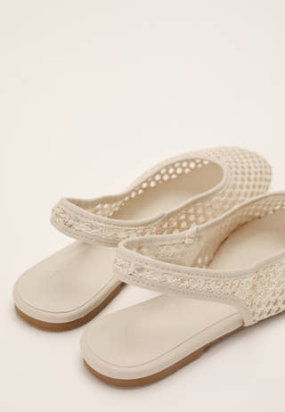 Onlakira-7 Woven Slingback Ballerina