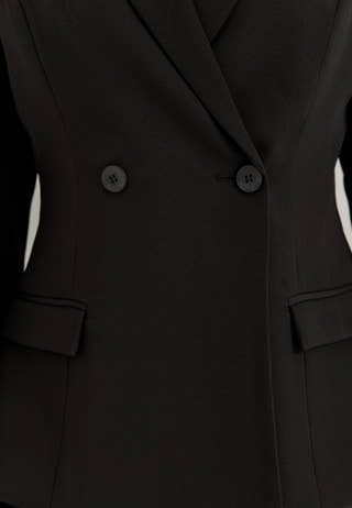 Shaped Blazer Black