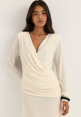 Drapy Maxi Dress White