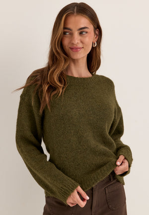 Knitted Sweater Green
