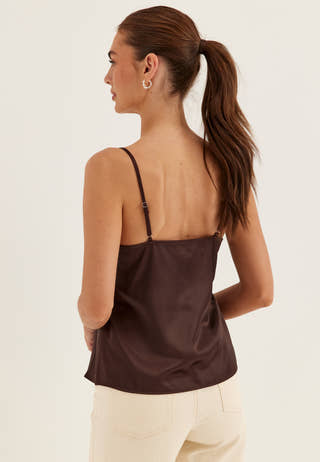 Onlfaraya Strap Lace Satin Top