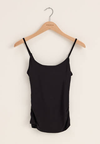 Modal Strap Singlet Black