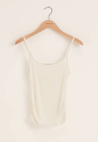Modal Strap Singlet White