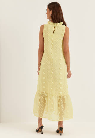 Vipalma S/L O-NECK ANKLE DRESS