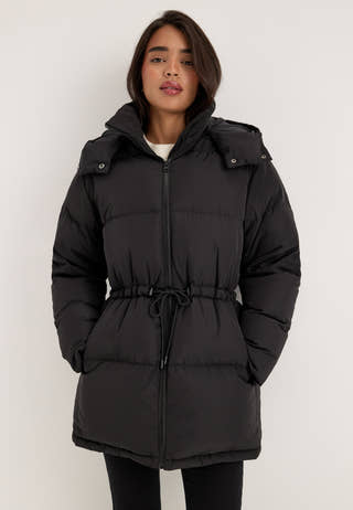 Padded Down Jacket Black
