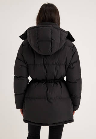 Padded Down Jacket Black