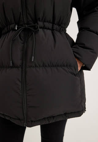 Padded Down Jacket Black