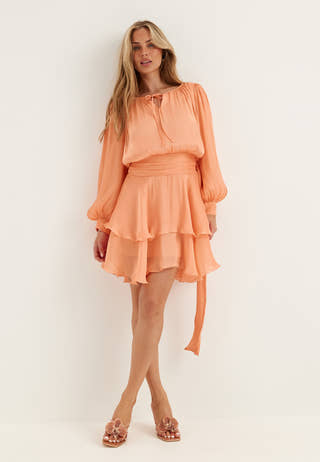 Vmelisa Ls Detail Short Dress