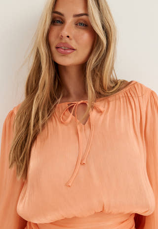 Vmelisa Ls Detail Short Dress