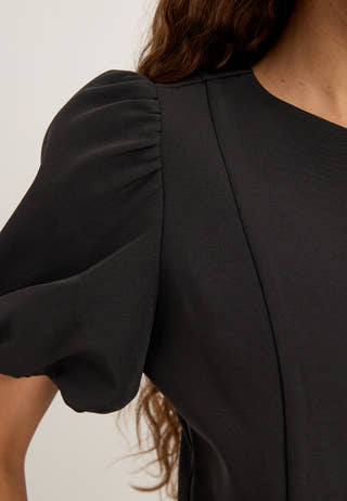 Shaped Blouse Black
