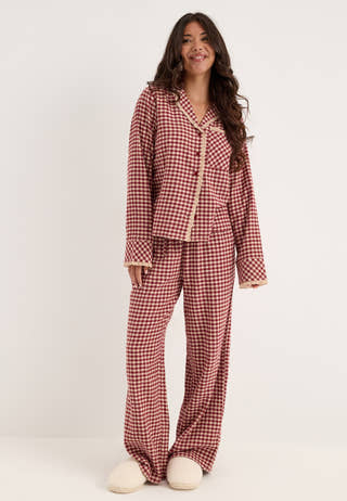Flannel Pajama Trousers Patterned