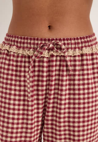 Flannel Pajama Trousers Patterned