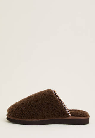 Teddy Slipper Brown