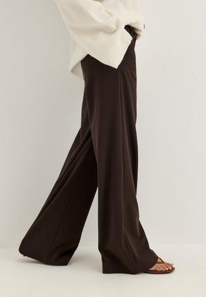 Vmzamira Mw Wide Pant Noos Brown