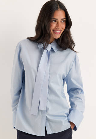 Objzila L/S RE TIE SHIRT Blue