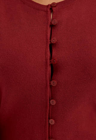 Knitted Midi Dress Red