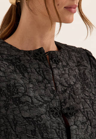 Remake Knot Buttons Jacket