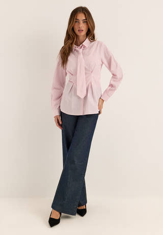 Remake Tie Shaped Shirt