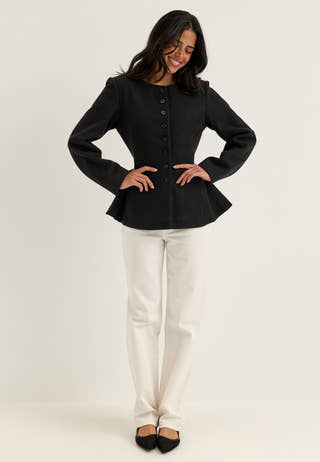 Vizikka L/S WAIST JACKET WAIST Black