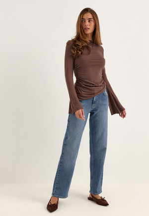 Slim Straight Jeans Blue