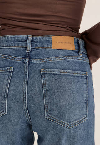 Slim Straight Jeans Blue