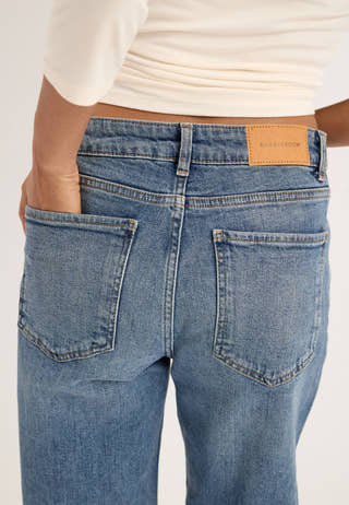 Slim Straight Jeans Blue