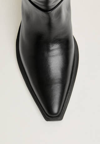 Kelsey Tall Leather Boot Black