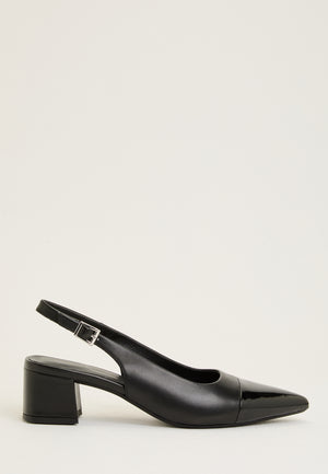 Marta Leather Pumps Black