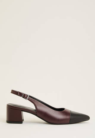 Marta Leather Pumps Red