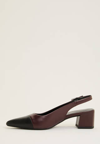 Marta Leather Pumps Red