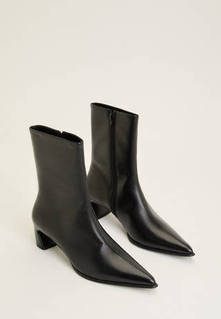 Ilona Leather Boot Black