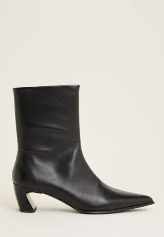 Ilona Leather Boot Black