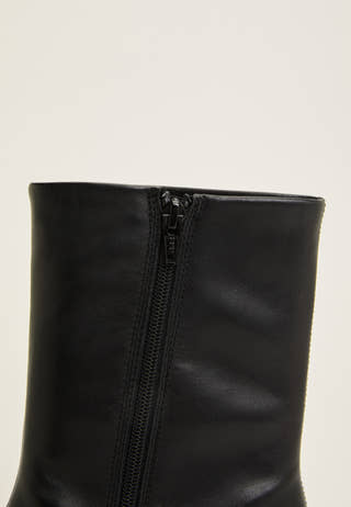 Ilona Leather Boot Black