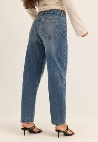 Vibrady Rw Barrel Denim Jeans Blue