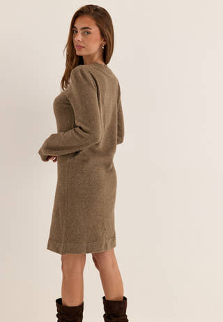Vinikolina O-neck L/S KNIT DRESS
