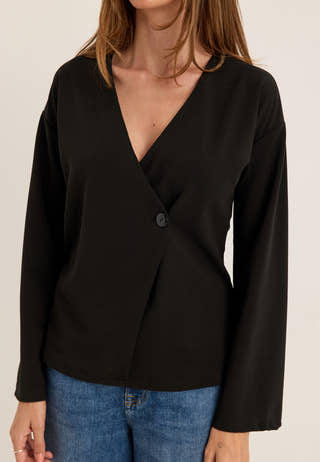 Vmstar Ls Cardigan Top Jrs Black