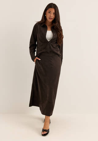 Vmkatty L/S SHIRT Brown