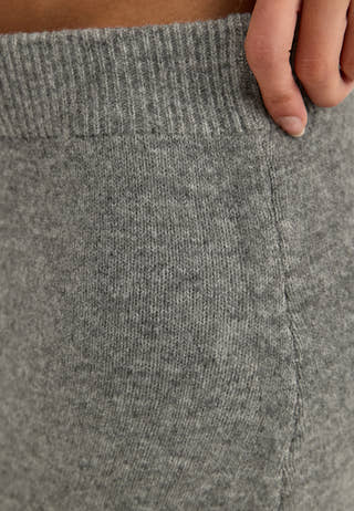 Pcsally Mw Ankle Skirt Grey