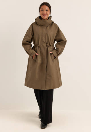 Objgerda L/S LO LONG COAT Brown