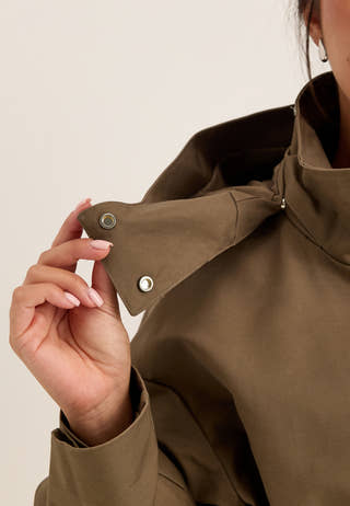 Objgerda L/S LO LONG COAT Brown