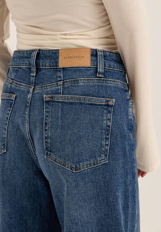 Barrel Leg Jeans Blue