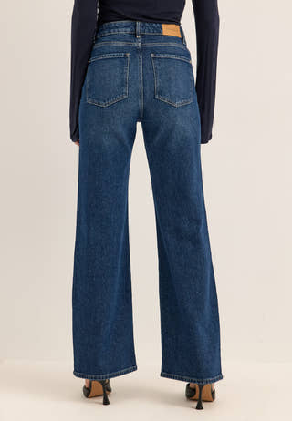 Wide Leg Jeans Blue
