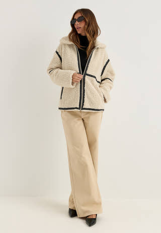 Onlparis Teddy Jacket White