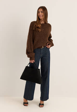 Onlnellie Ls O-neck Knt